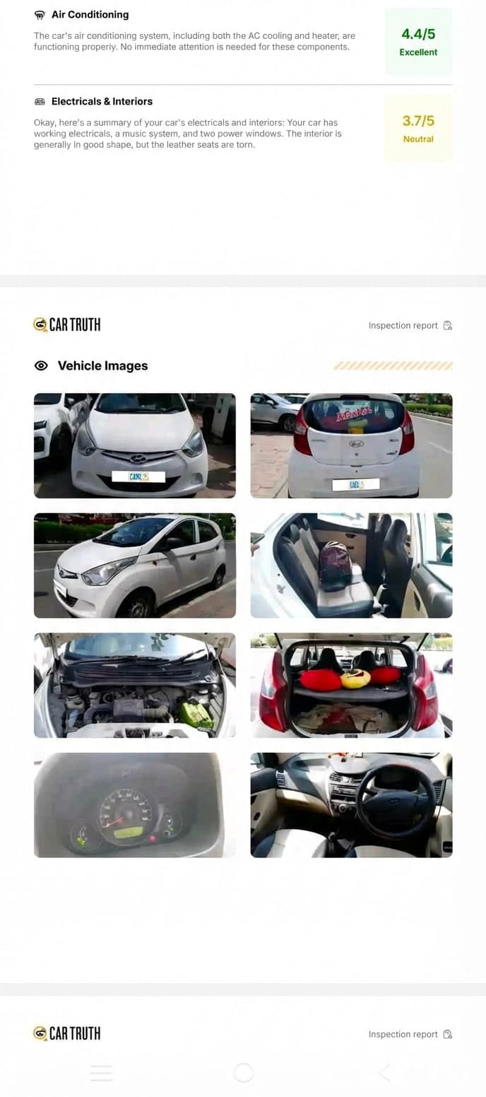 Hyundai EON 2014 Petrol – White Hatchback