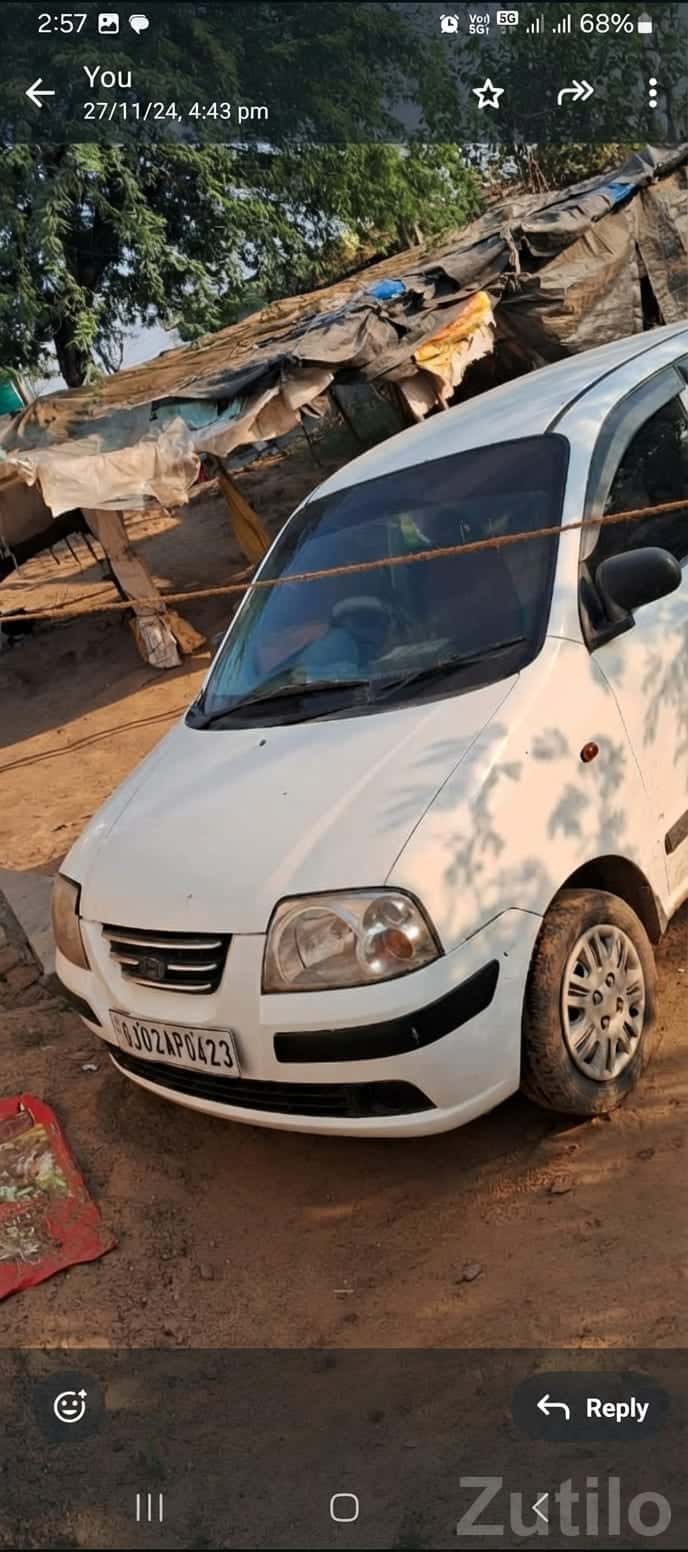 Hyundai Santro 2009 White Petrol Hatchback Hyundai Santro 2009 White Petrol Hatchback