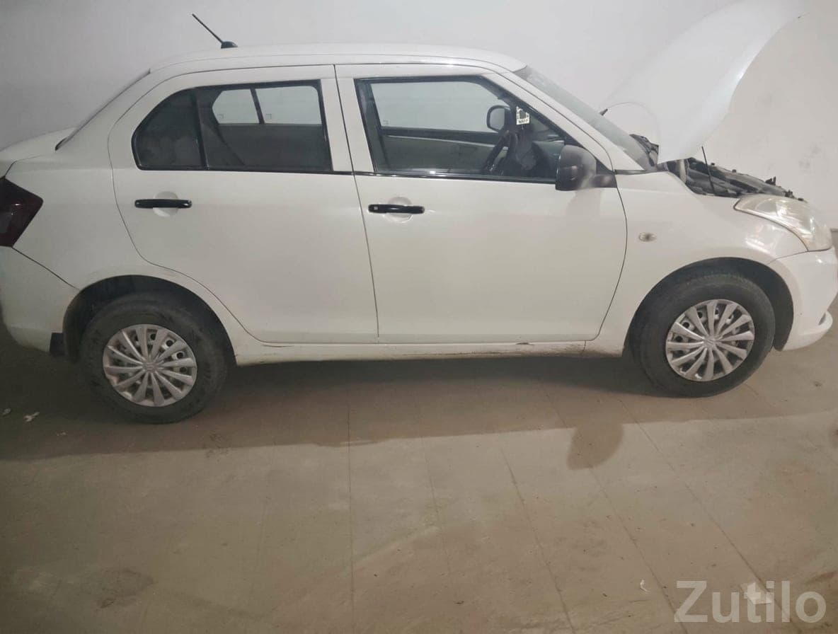 Swift Dzire Tour S White Sedan Car