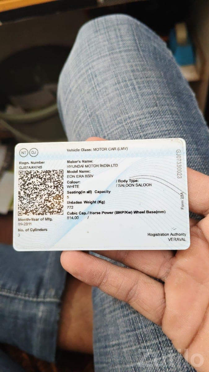 Hyundai Eon Era BSIV Petrol Car RC Only