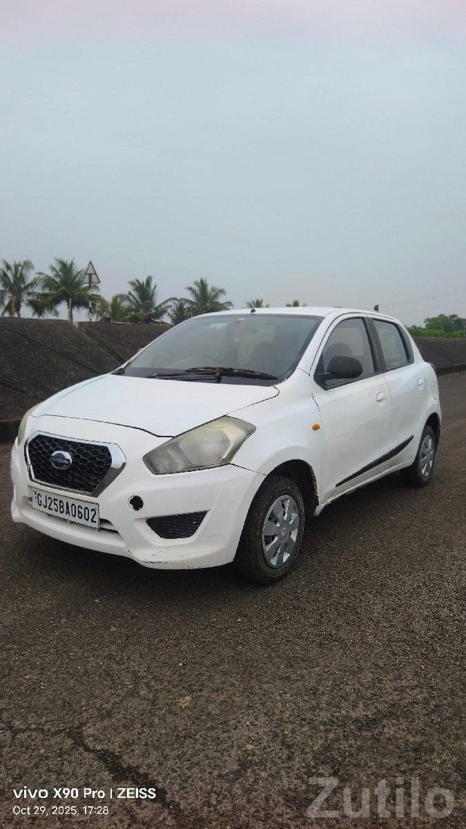 White Datsun GO – Budget City Car