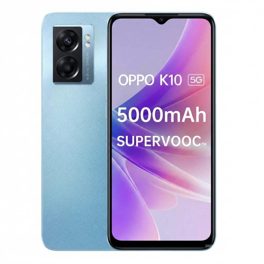 OPPO K10 5G Blue, 5000mAh SuperVOOC