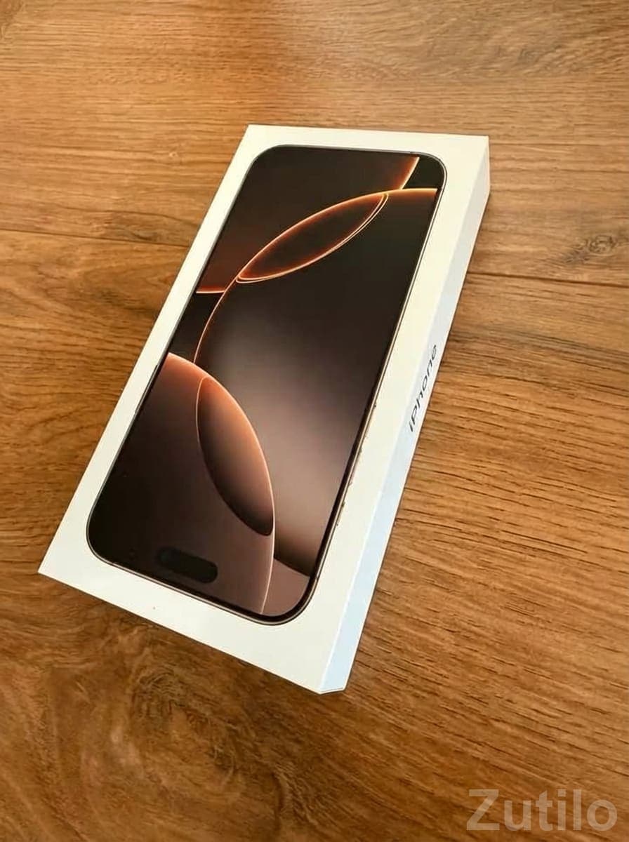 iPhone 16 New Box Pack Copper Tint