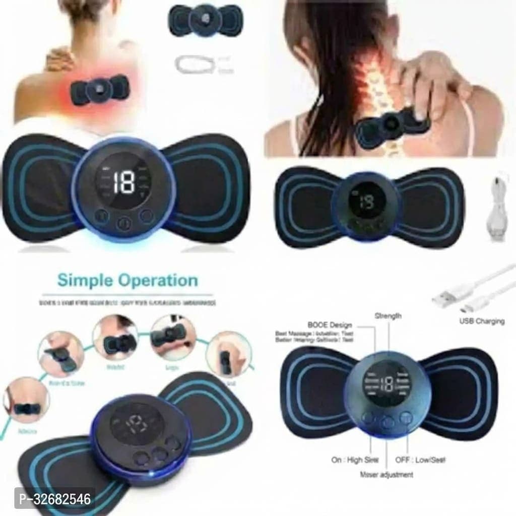 Green Butterfly EMS Massager & Earbuds