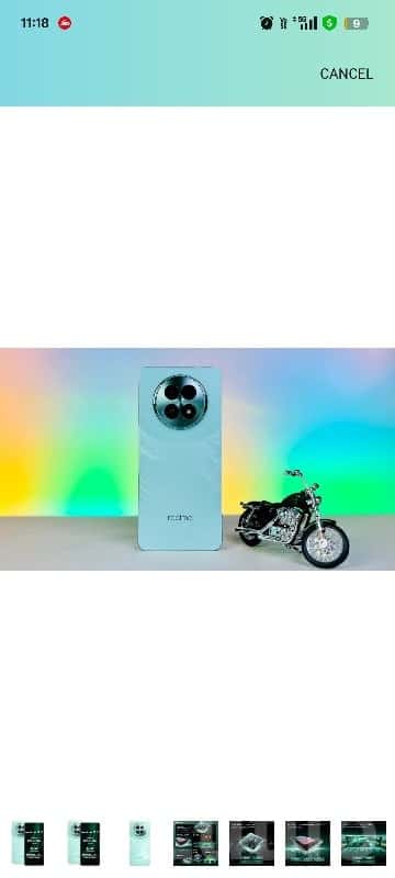 Realme Narzo 70x 5G Ice Blue Phone Realme Narzo 70x 5G Ice Blue Phone