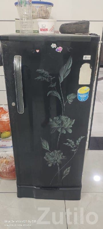 Single Door Floral Design Fridge Single Door Floral Design Fridge