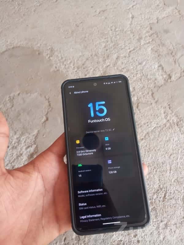 Vivo T3 5G 8GB RAM 128GB – Dimensity 7200 Vivo T3 5G 8GB RAM 128GB – Dimensity 7200