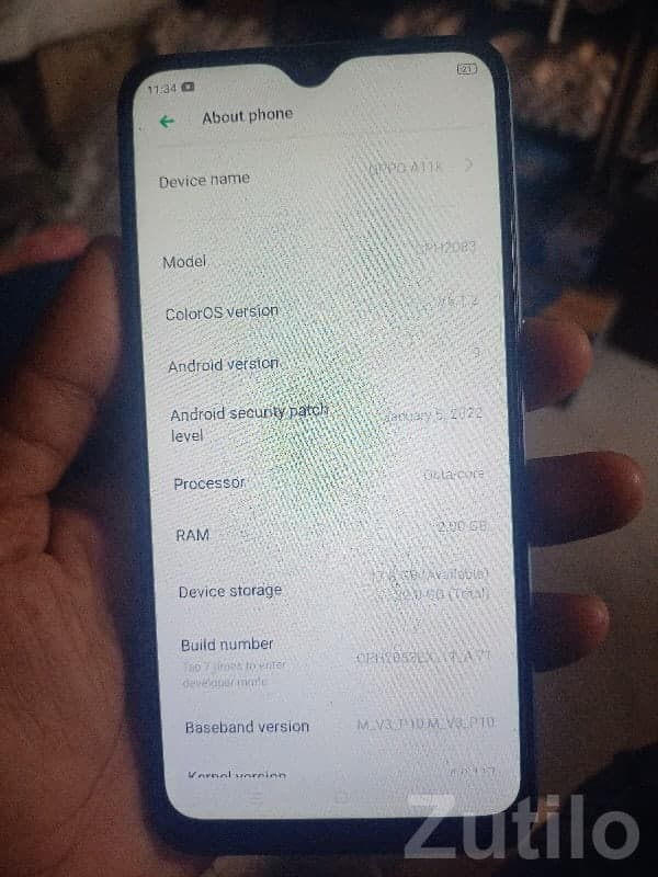 Oppo A11k 2GB/32GB Android Smartphone