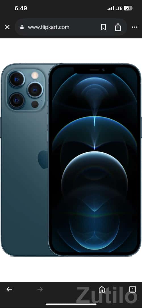 Blue Triple‑Camera Premium Smartphone Blue Triple‑Camera Premium Smartphone