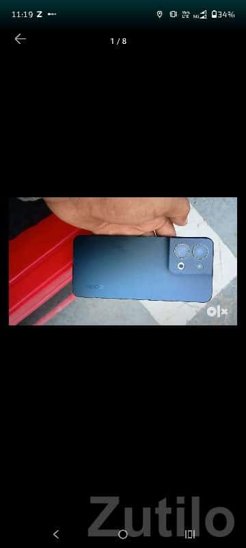 OPPO Reno 8 5G 8GB 128GB Blue OPPO Reno 8 5G 8GB 128GB Blue