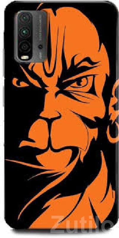 Bold Hanuman Graphic Mobile Cover