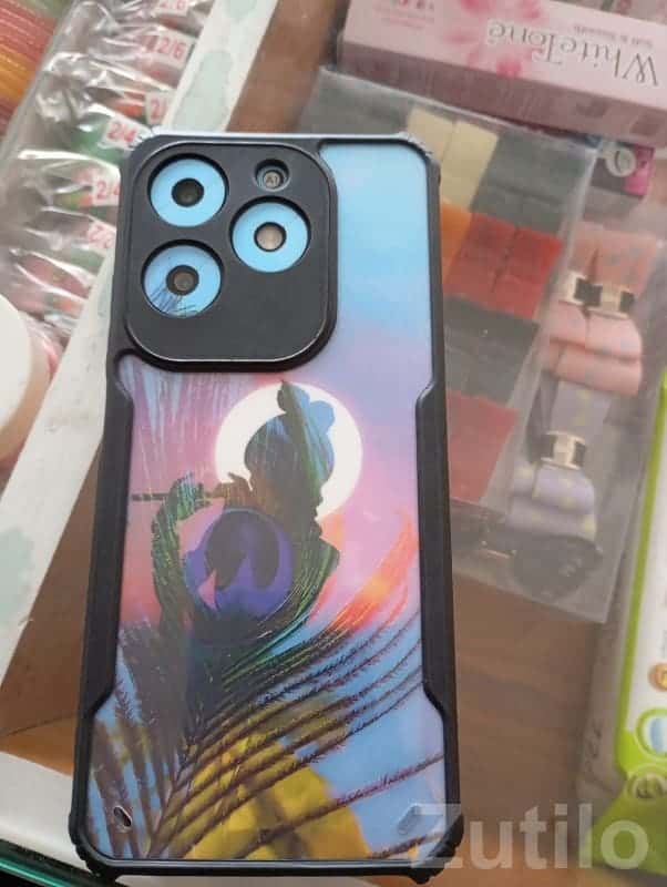 Stylish Smartphone With Krishna Back Cover Stylish Smartphone With Krishna Back Cover