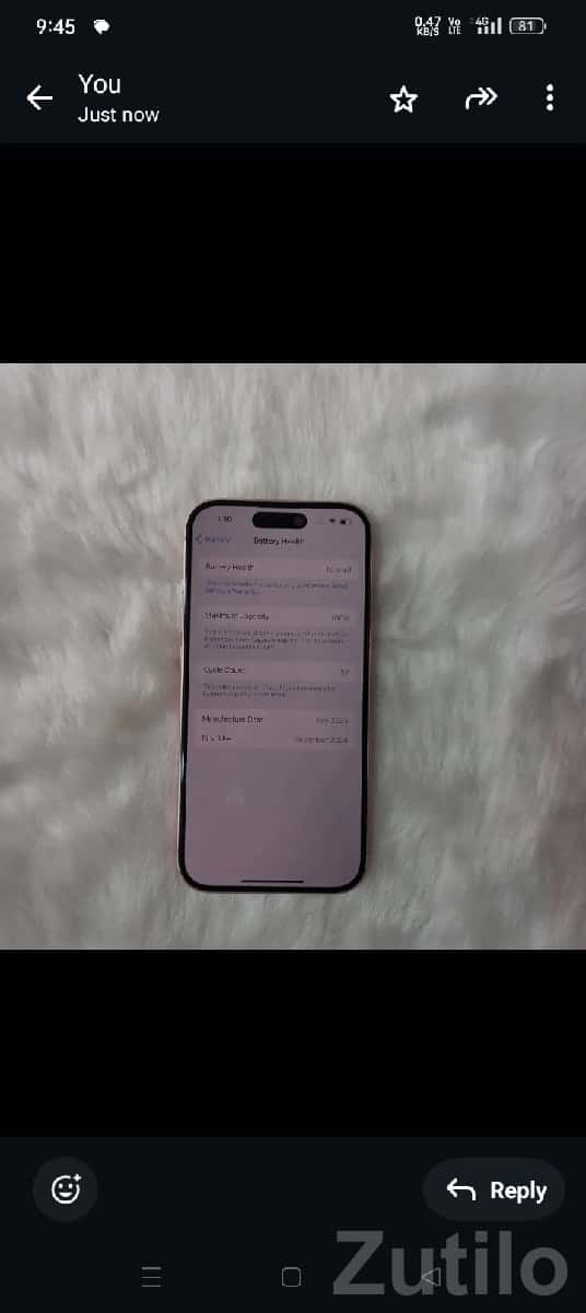 Apple iPhone 15 Pink – Like New Apple iPhone 15 Pink – Like New