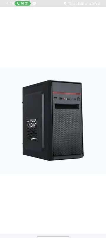 Black Desktop PC Tower Cabinet Black Desktop PC Tower Cabinet