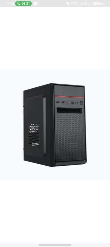 Black Desktop PC Tower Cabinet Black Desktop PC Tower Cabinet