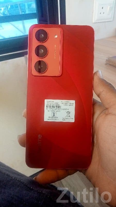 Realme 14x 5G Red Triple Camera Phone