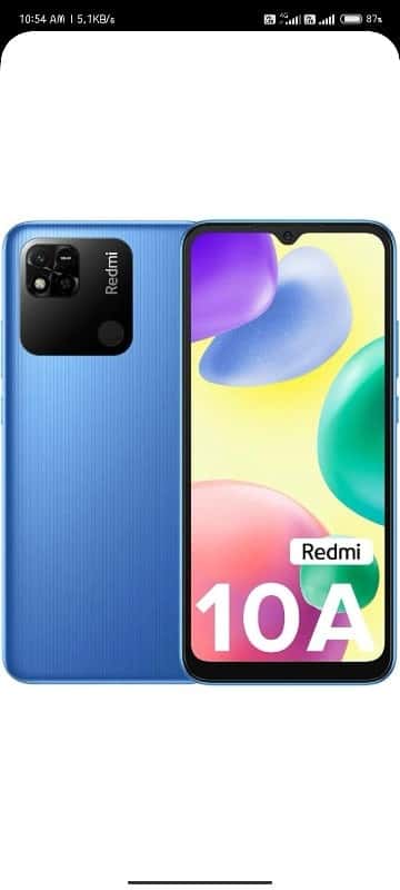 Redmi 10A Blue Smartphone Redmi 10A Blue Smartphone