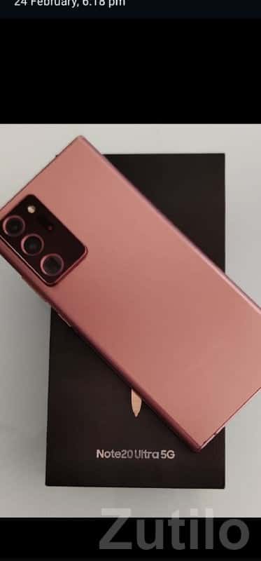 Samsung Note 20 Ultra 5G Mystic Bronze Samsung Note 20 Ultra 5G Mystic Bronze