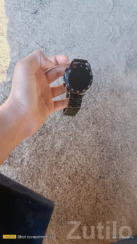 Black Metal Strap Smart Watch Black Metal Strap Smart Watch