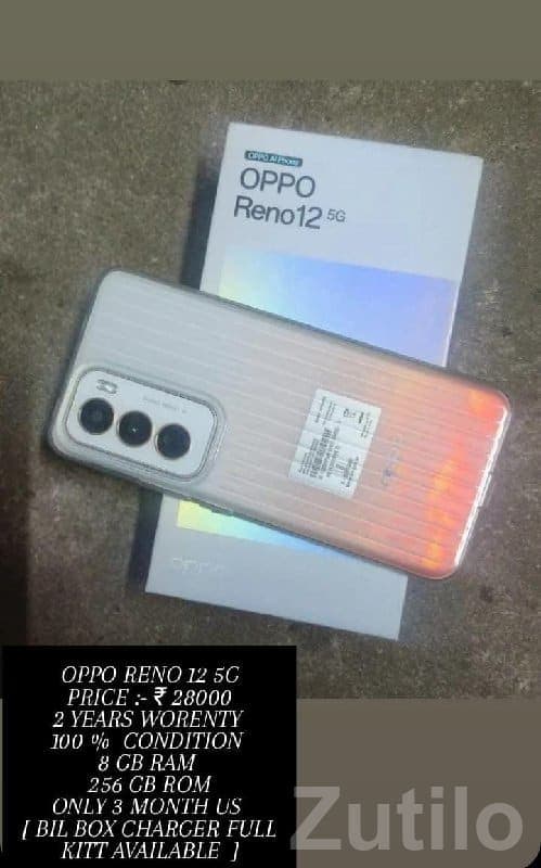 OPPO Reno 12 5G 8GB 256GB Like New