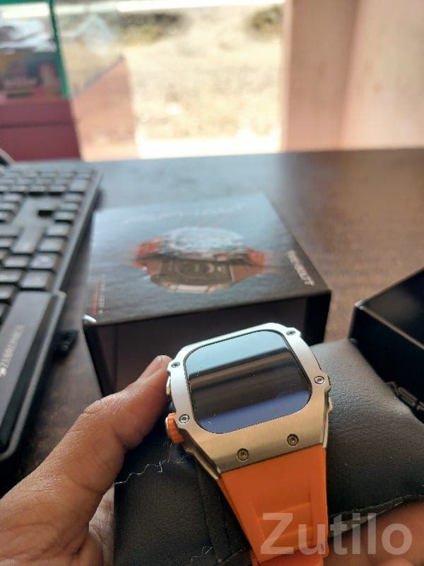 Fire Boltt Smart Watch with Orange Strap Fire Boltt Smart Watch with Orange Strap