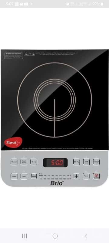 Pigeon Brio Induction Cooker, Lightly Used Pigeon Brio Induction Cooker, Lightly Used