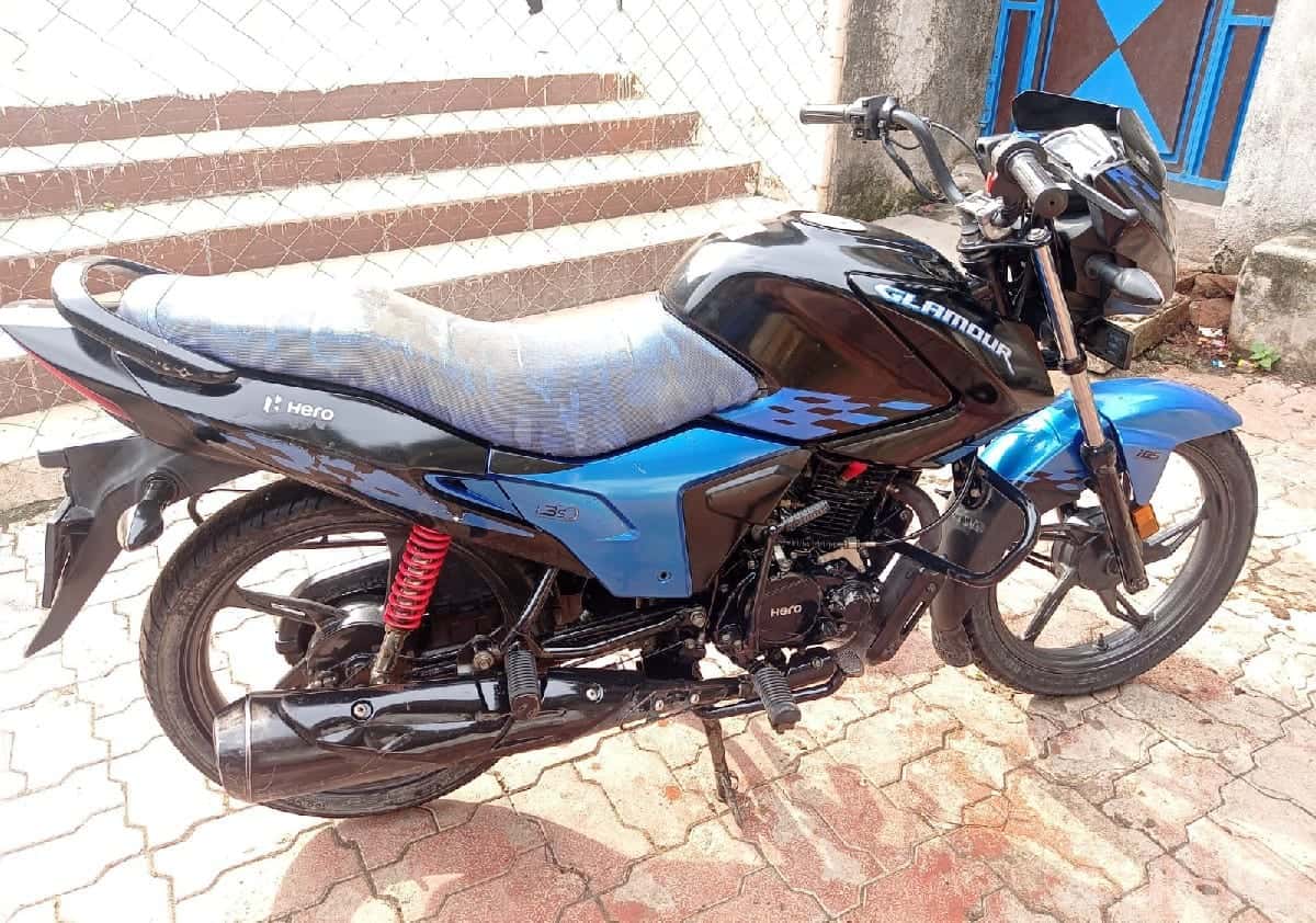 Hero Glamour 2020 Blue Black Bike Hero Glamour 2020 Blue Black Bike