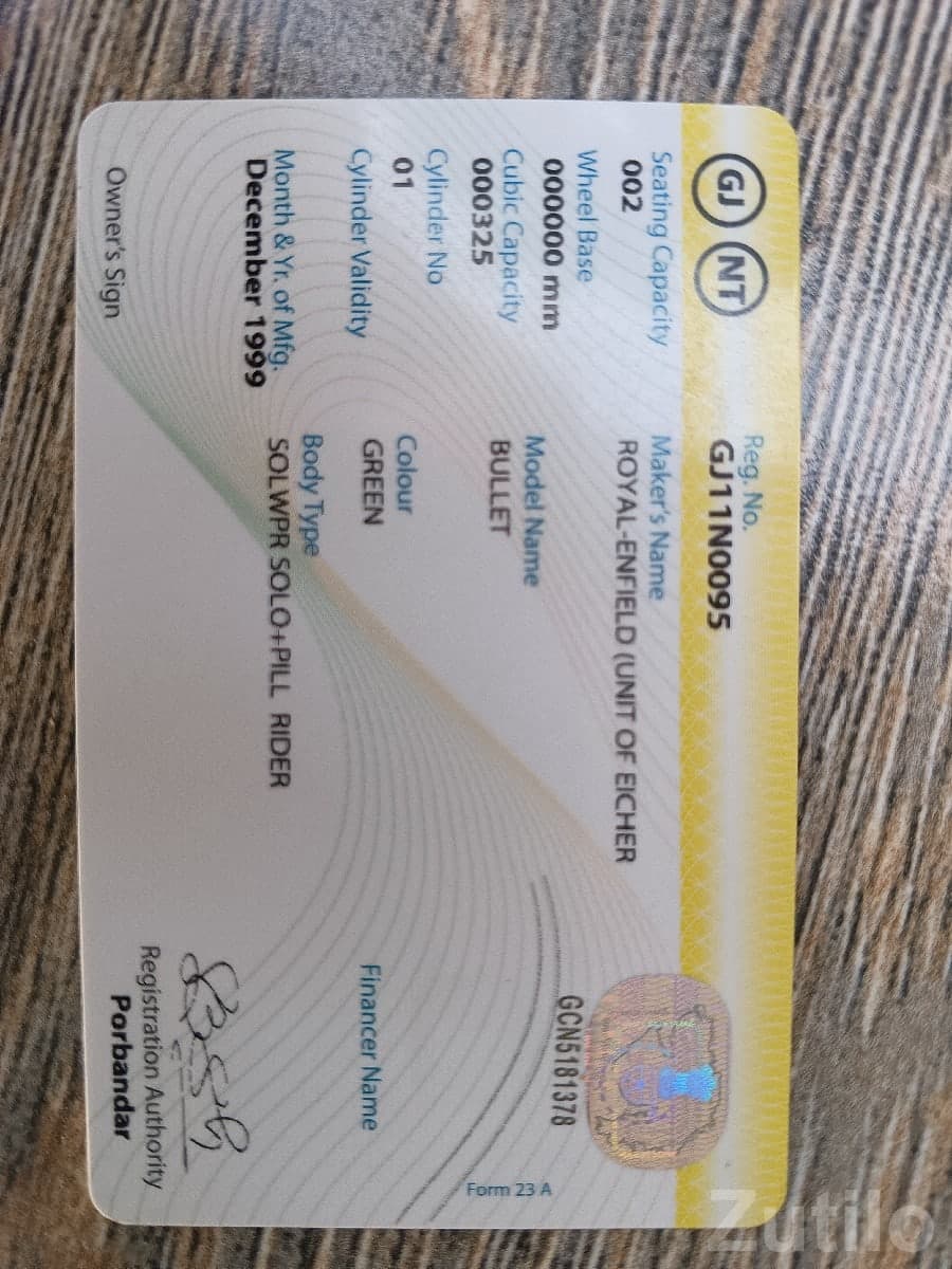 Royal Enfield Bullet 1999 Single Owner