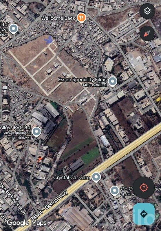 Industrial Corner Plot for Sale Shapar image 1