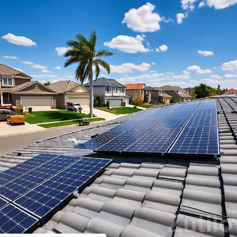 Residential Rooftop Solar Panel Installation Residential Rooftop Solar Panel Installation