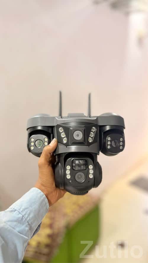 4G Solar 5MP Triple Lens CCTV Camera 4G Solar 5MP Triple Lens CCTV Camera