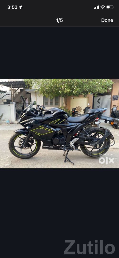 Suzuki Gixxer SF Sports Bike Black - Bikes - Jamkandorna - Image 1