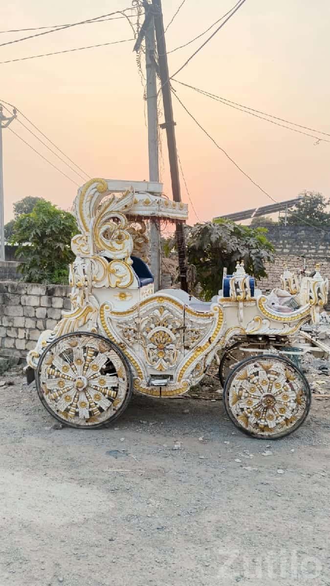 Decorated Wedding Buggy Carriage Rental Decorated Wedding Buggy Carriage Rental
