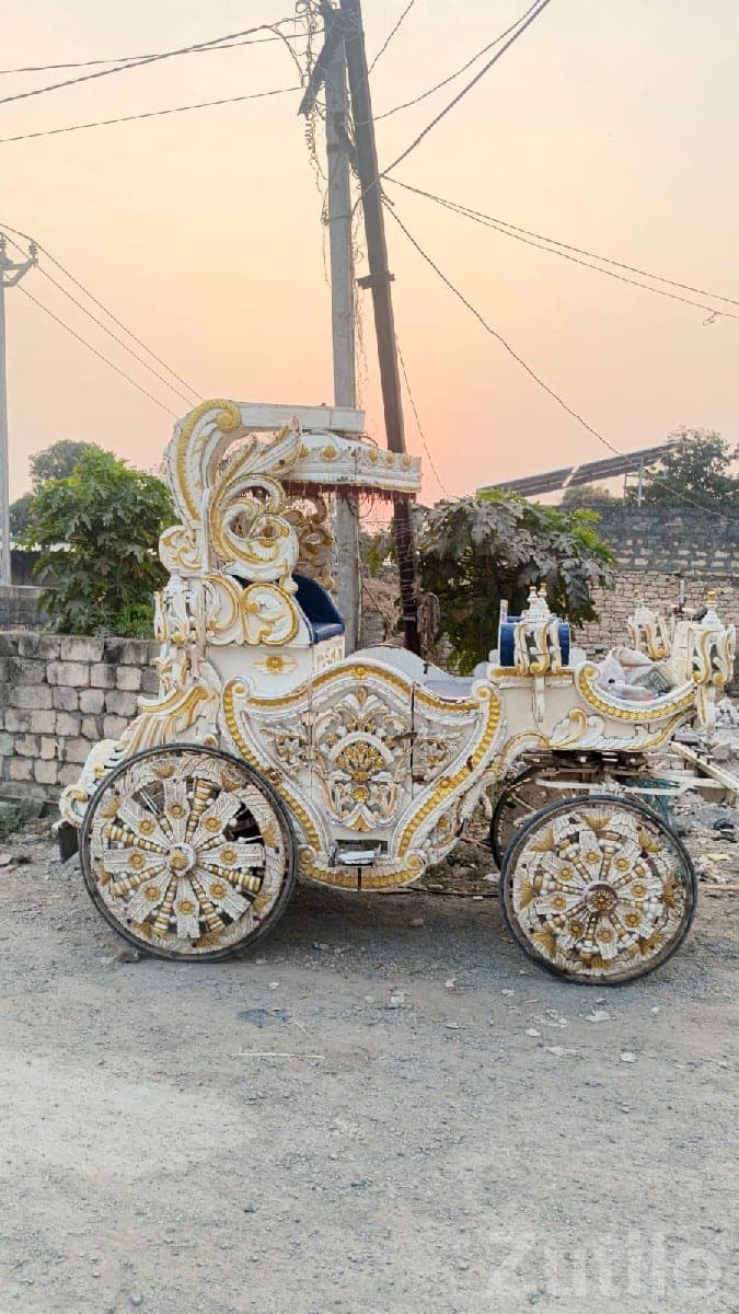 Decorated Wedding Buggy Carriage Rental Decorated Wedding Buggy Carriage Rental