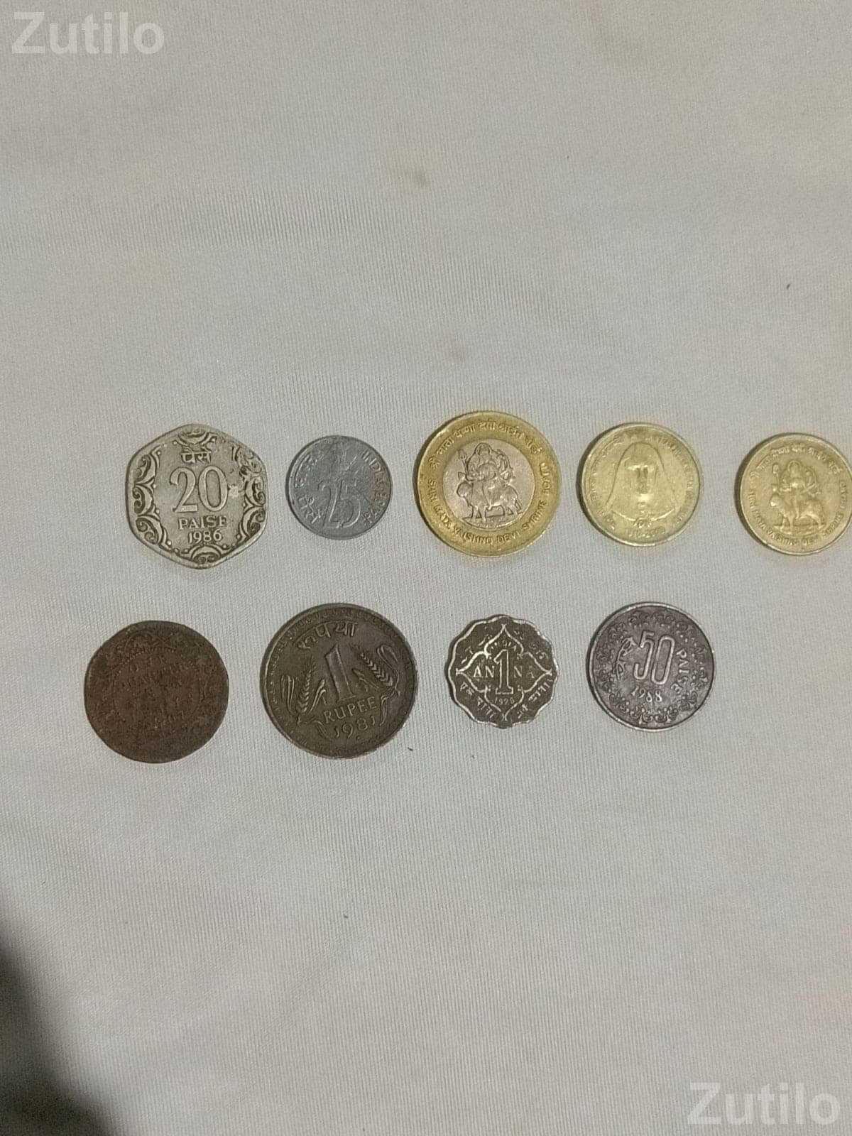 Old Indian Coin Collection Set Old Indian Coin Collection Set