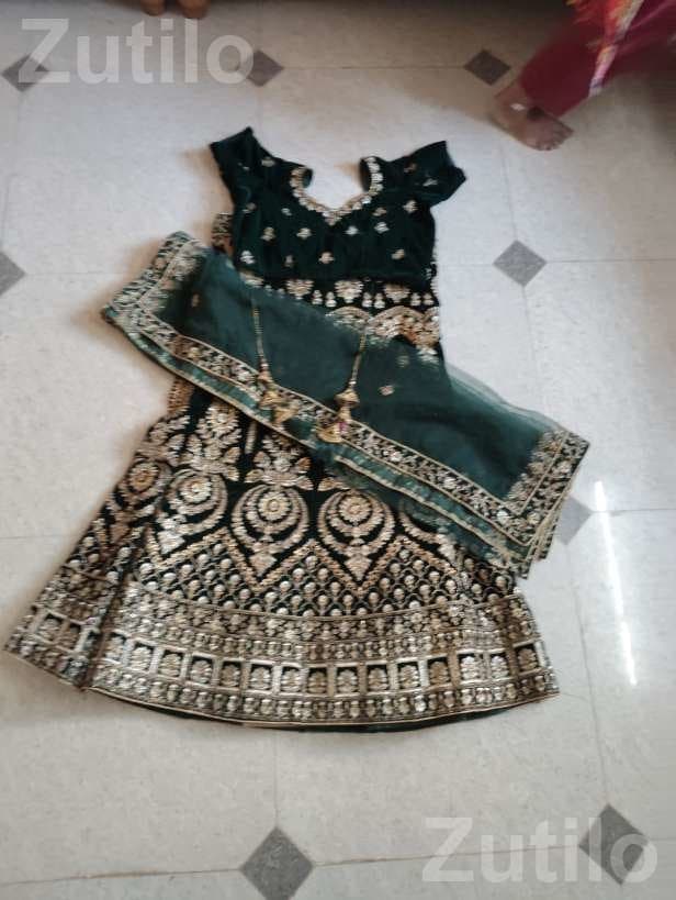 Velvet Choli Lehenga Set with Heavy Work Velvet Choli Lehenga Set with Heavy Work