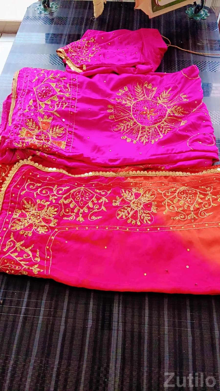 Pink Embroidered Chaniya Choli Set Pink Embroidered Chaniya Choli Set