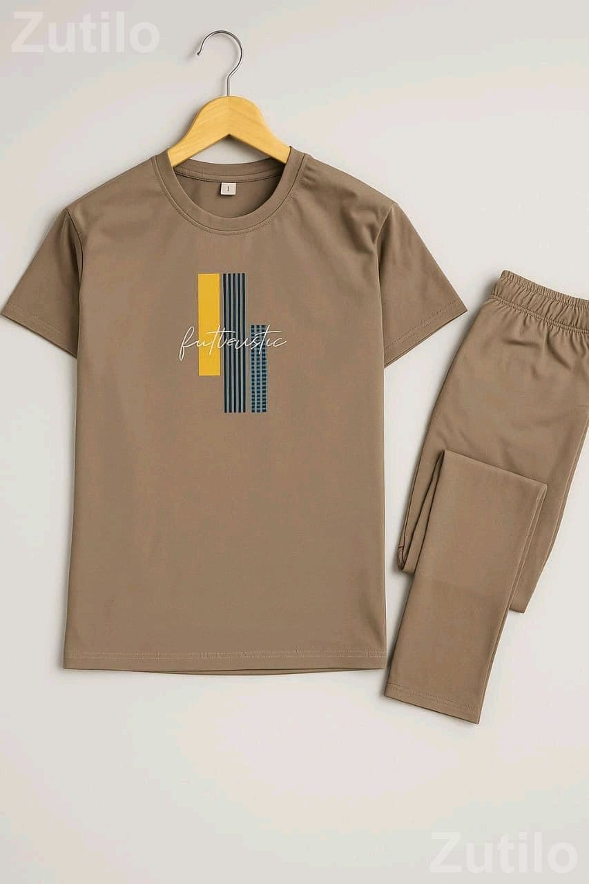 Men's T-Shirt and Lower Co-Ord Set Men's T-Shirt and Lower Co-Ord Set