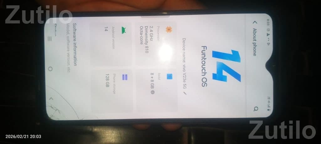 Vivo V23e 5G 128GB Smartphone Vivo V23e 5G 128GB Smartphone