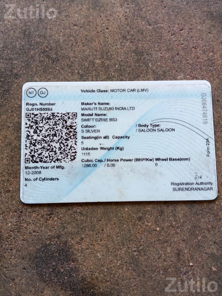 Maruti Suzuki Swift Dzire 2009 Petrol CNG Maruti Suzuki Swift Dzire 2009 Petrol CNG