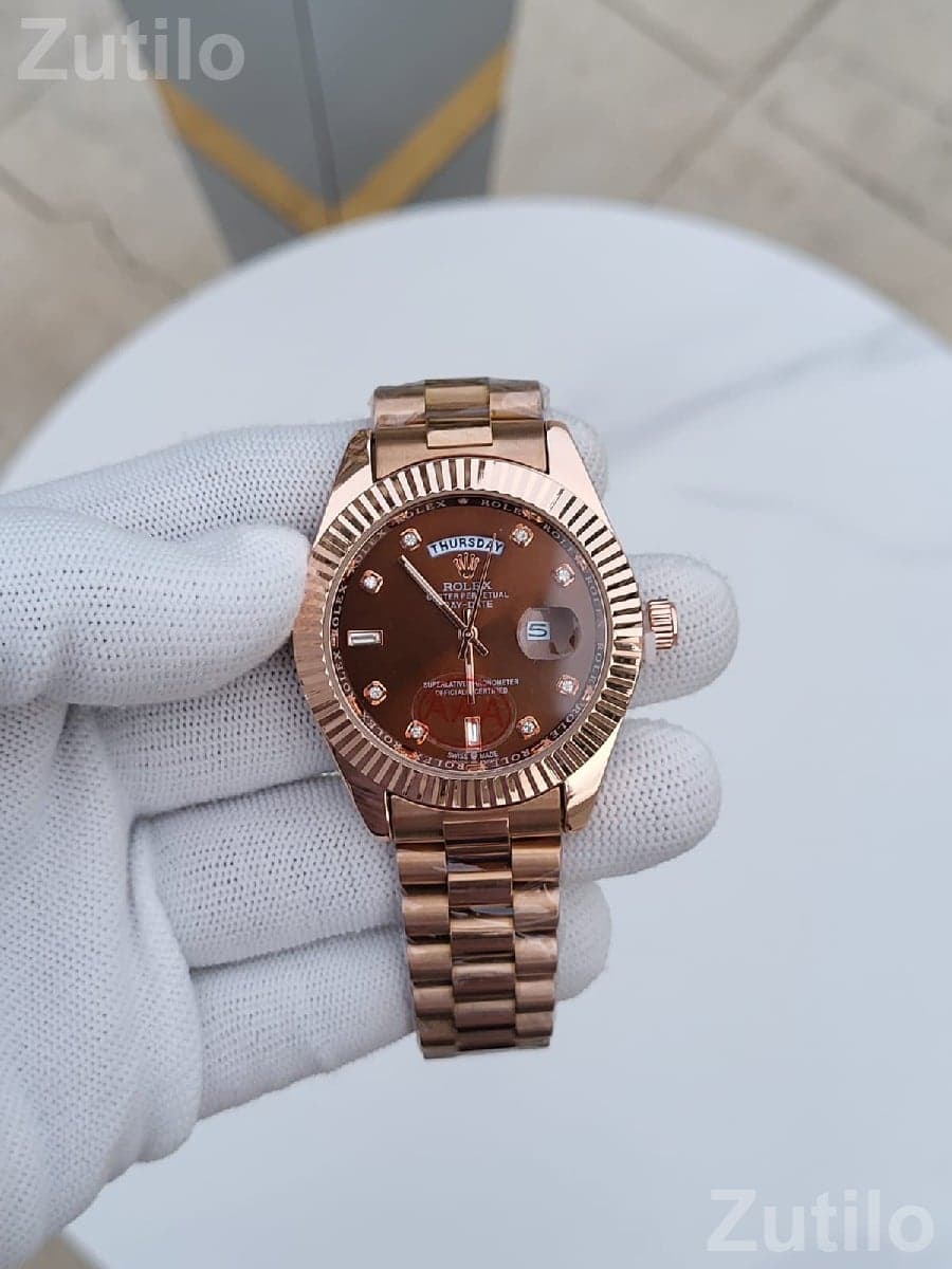 Rolex Day-Date Chocolate Dial Watch Rolex Day-Date Chocolate Dial Watch