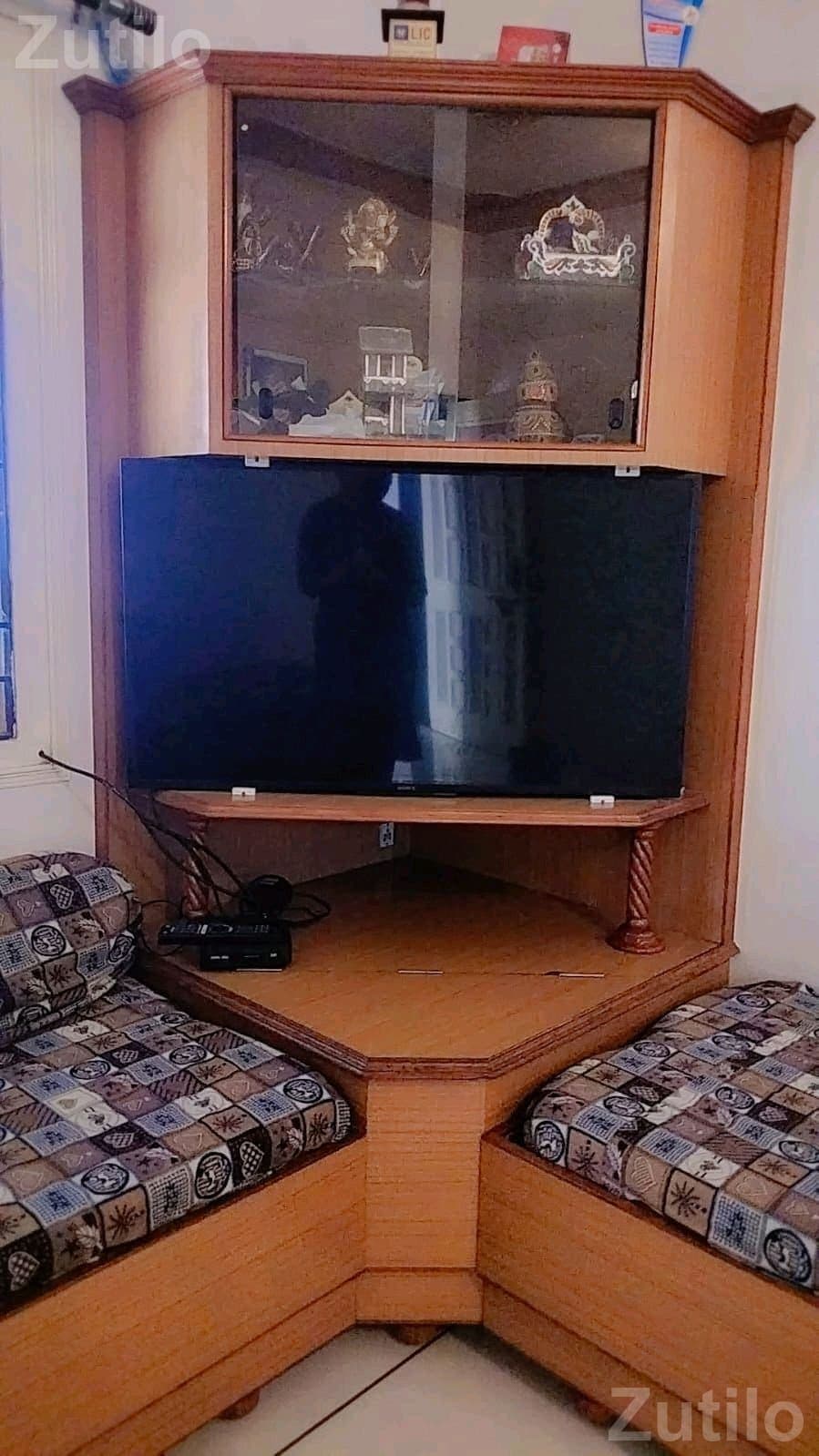 Teakwood Rajwadi Bethak Cum Bed Furniture Set Teakwood Rajwadi Bethak Cum Bed Furniture Set