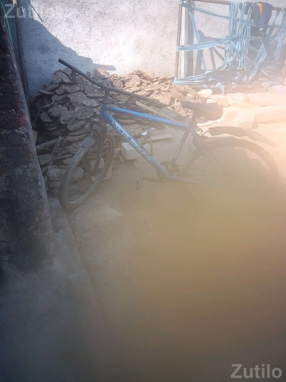 Blue Hercules Bicycle Blue Hercules Bicycle