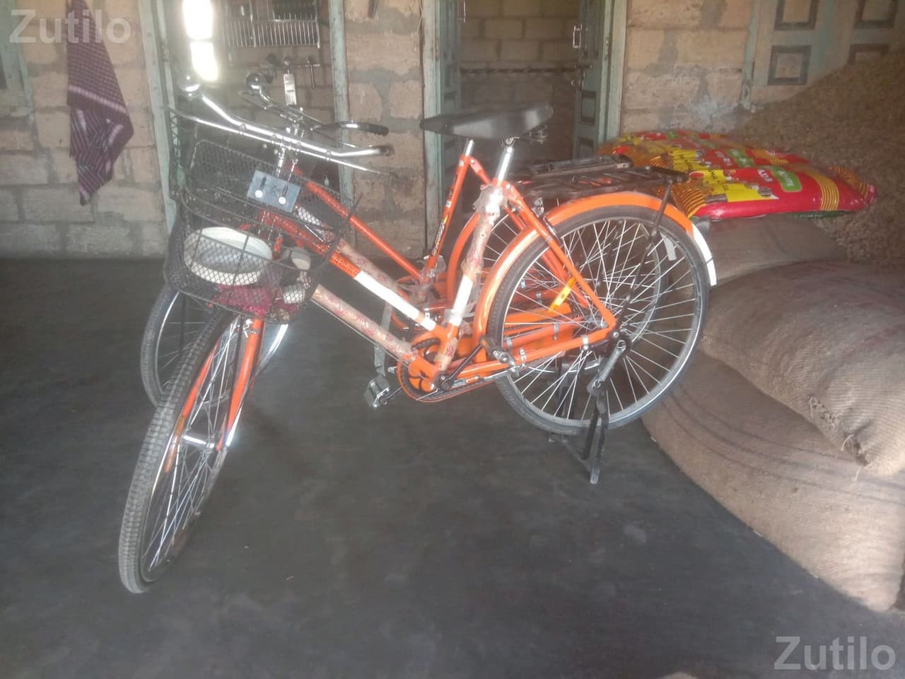 Two Orange City Bicycles for Sale Two Orange City Bicycles for Sale