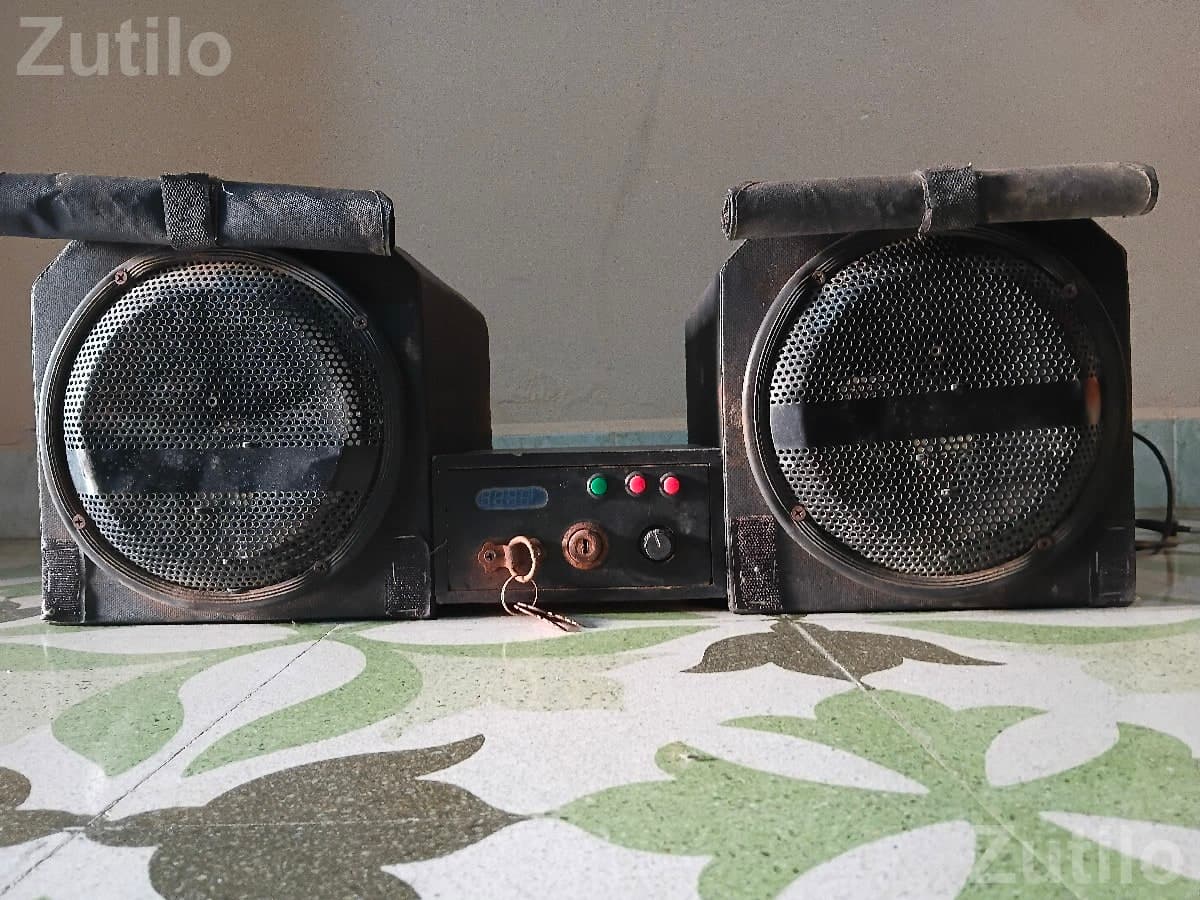 Punjab Tape Speaker Set with Amplifier Punjab Tape Speaker Set with Amplifier