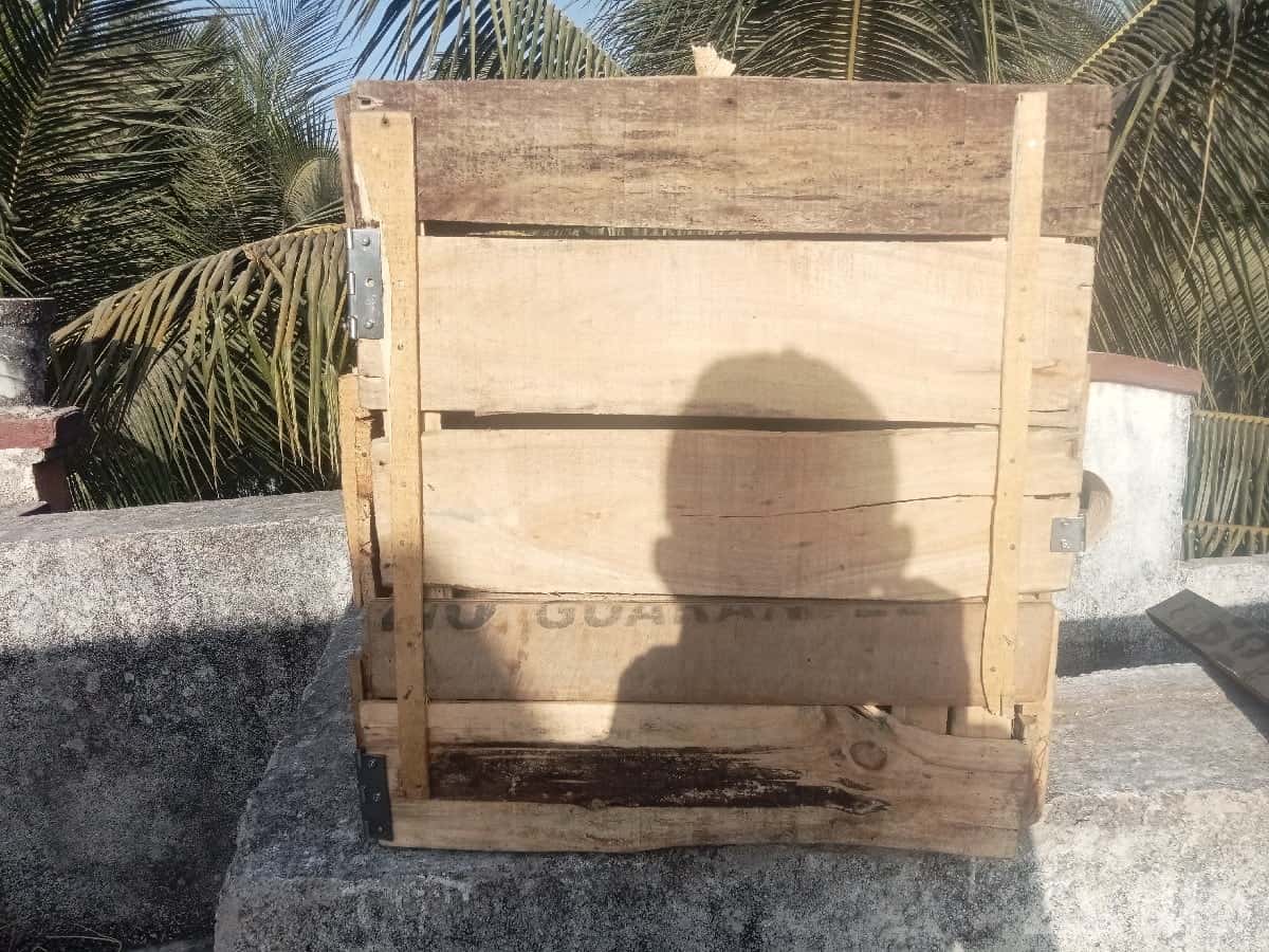 6 Compartment Wooden Storage Box 6 Compartment Wooden Storage Box