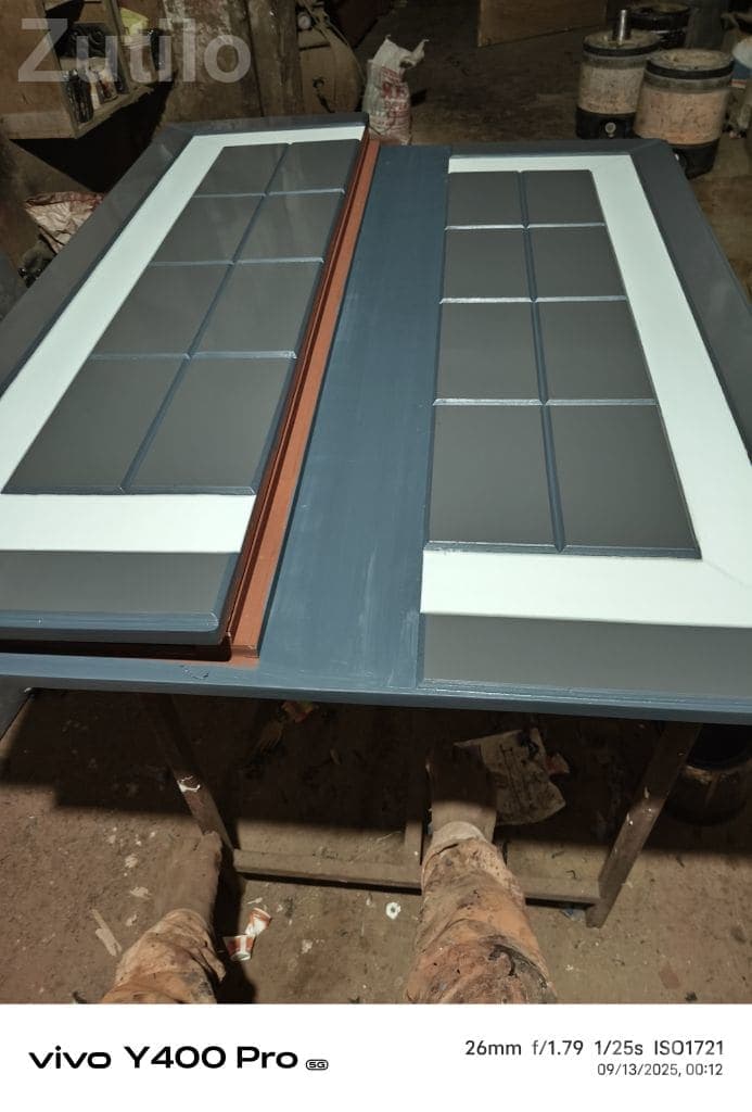 6x6 Wooden Bed Frame in Black Polish 6x6 Wooden Bed Frame in Black Polish