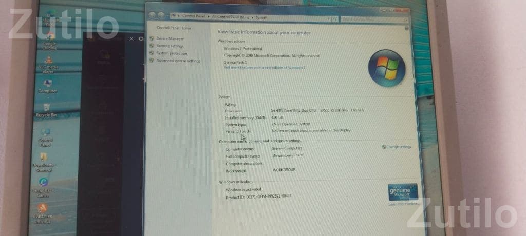 Desktop Computer Core 2 Duo E7500 3GB RAM Desktop Computer Core 2 Duo E7500 3GB RAM