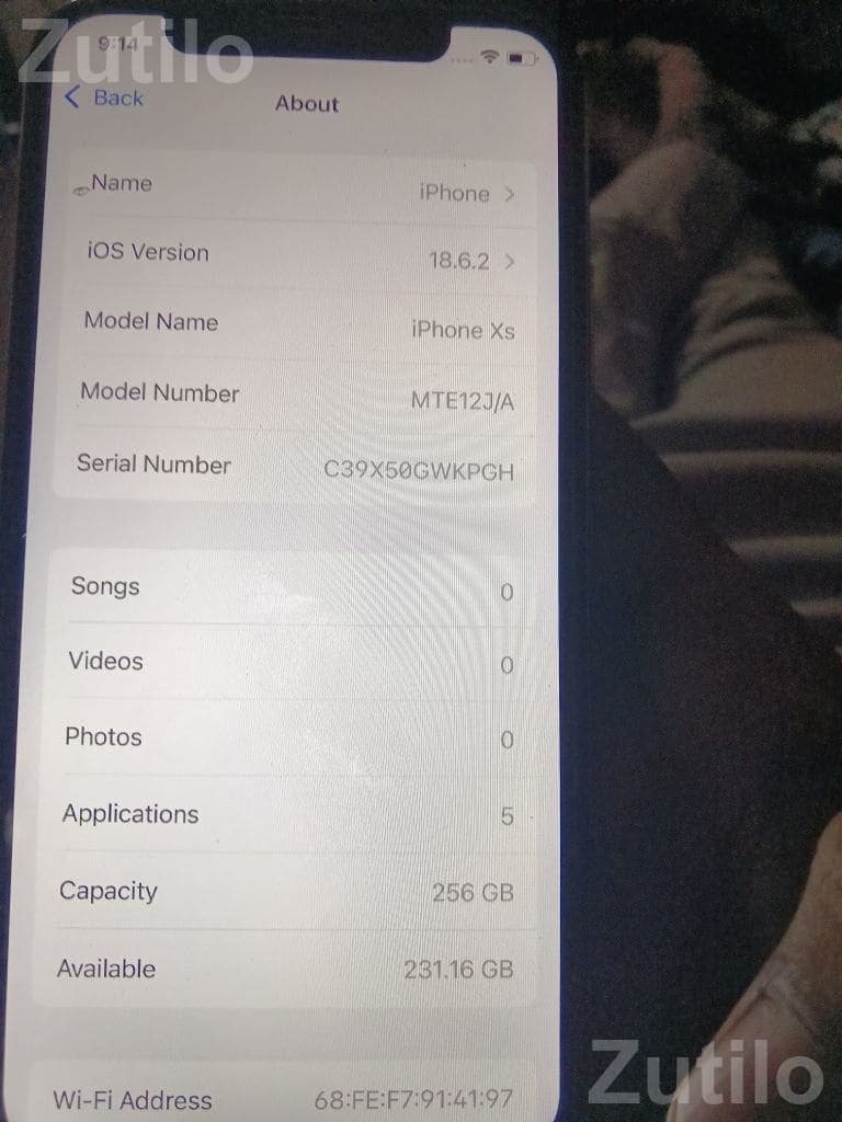 Apple iPhone XS 256GB Used Smartphone Apple iPhone XS 256GB Used Smartphone
