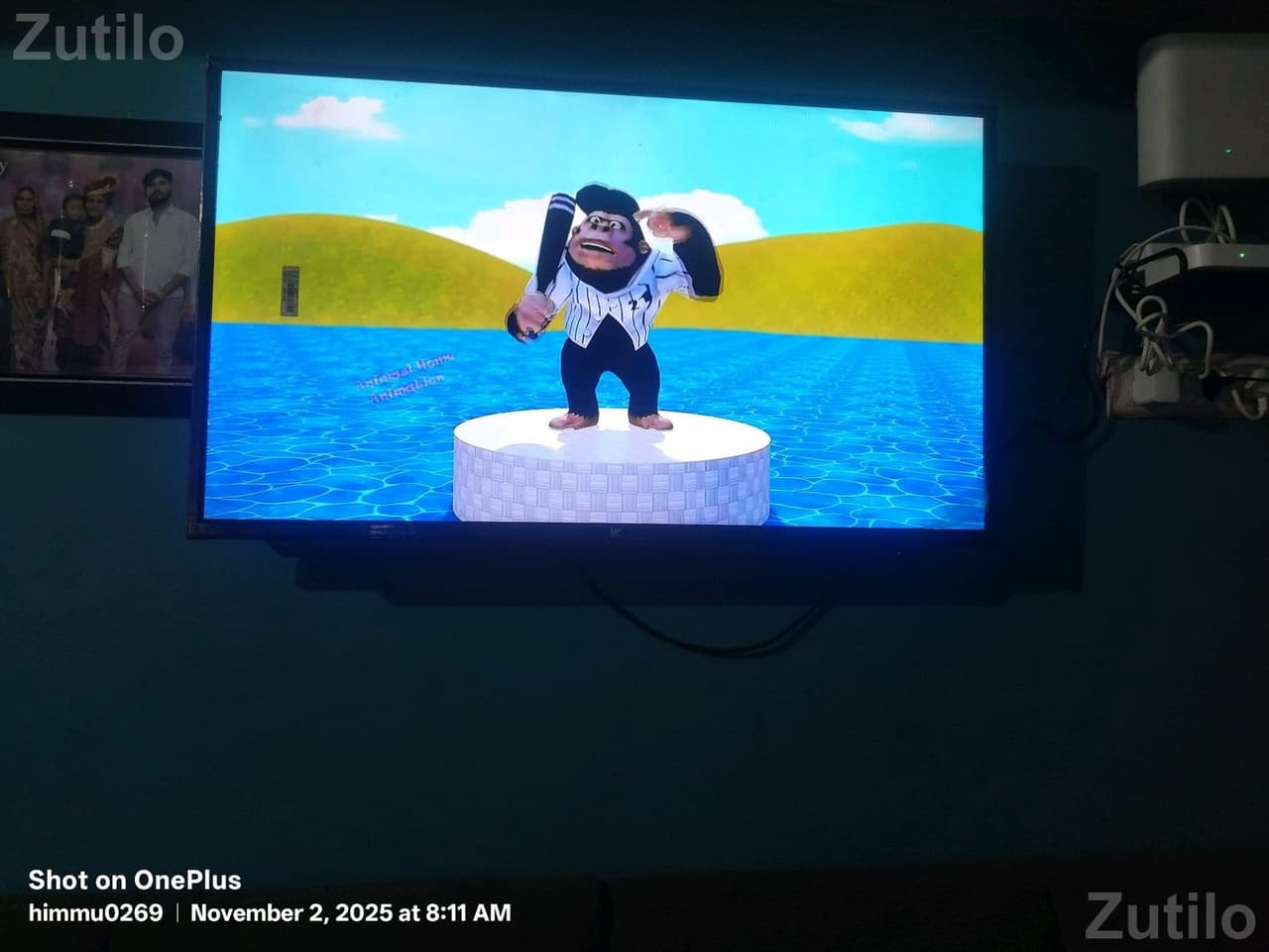 Wall Mounted LED TV in Good Condition Wall Mounted LED TV in Good Condition